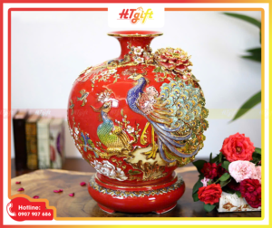 Bình Hút Lộc Dát Vàng Cao Cấp