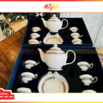 Bộ trà sứ xương