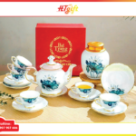 Bộ bình trà cao cấp Bát Tràng