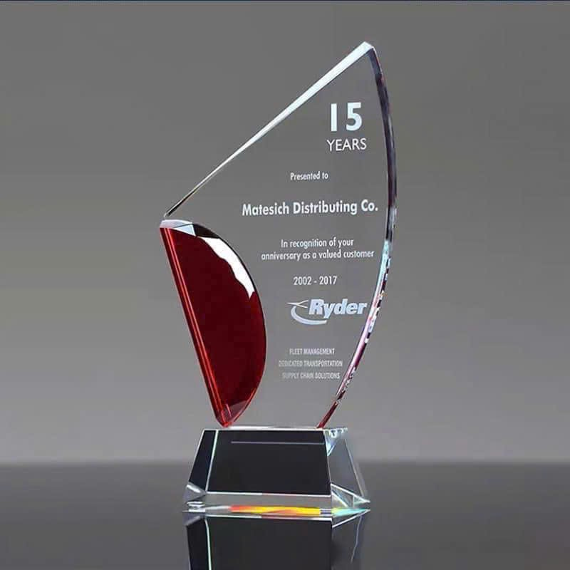 mẫu pha lê vinh danh cho UBND – Sở – Ban ngành 3