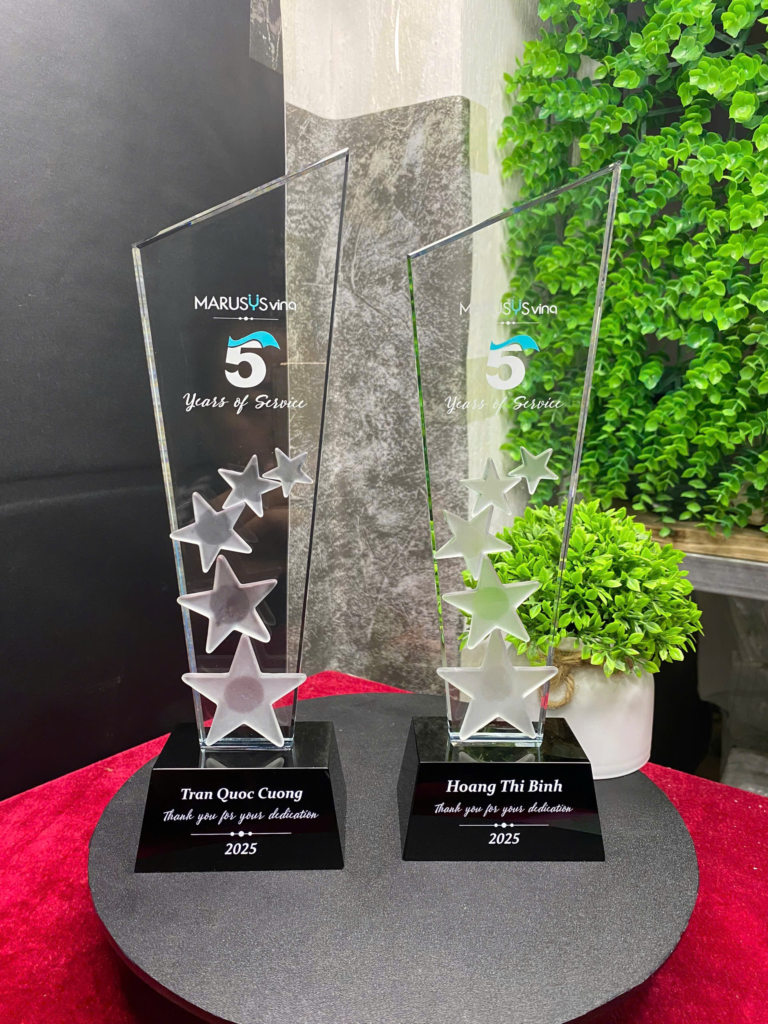 pha lê vinh danh cuối năm